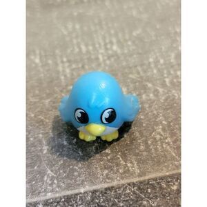 Miniature blue bird Jay doll accessory pet toy figure